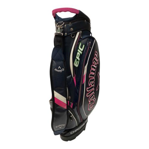 Callaway (キャロウェイ) キャディバッグ 9.5型 2021年モデル ネイビー×ピンク EPICツアーモデル
