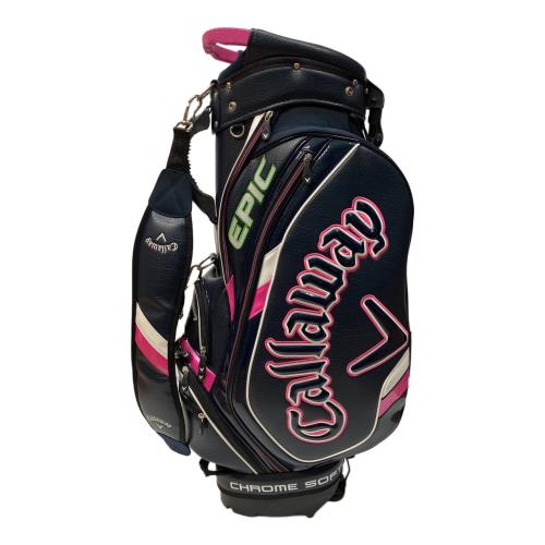 Callaway (キャロウェイ) キャディバッグ 9.5型 2021年モデル ネイビー×ピンク EPICツアーモデル
