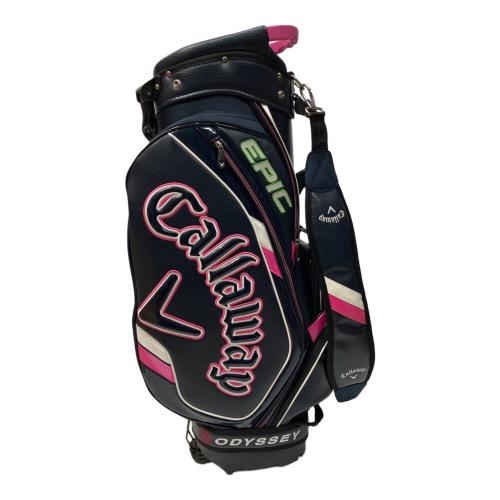 Callaway (キャロウェイ) キャディバッグ 9.5型 2021年モデル ネイビー×ピンク EPICツアーモデル