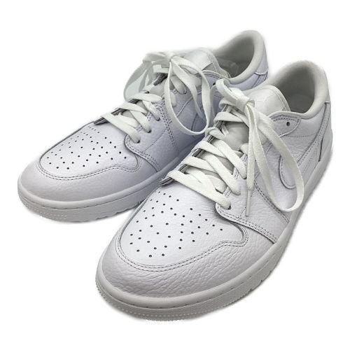 Nike Air Jordan 1 Golf Triple White 28cm