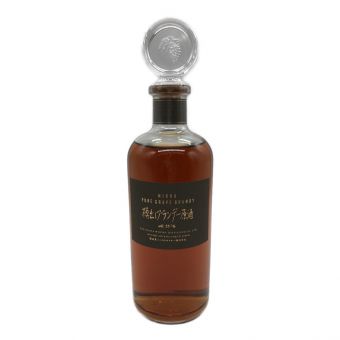 ニッカ（NIKKA） 樽出し ブランデー原酒 クリアボトル 500ml 箱付