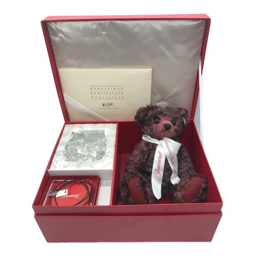 Steiff (シュタイフ) 限定ヌイグルミ バカラコラボ チョーカーセット