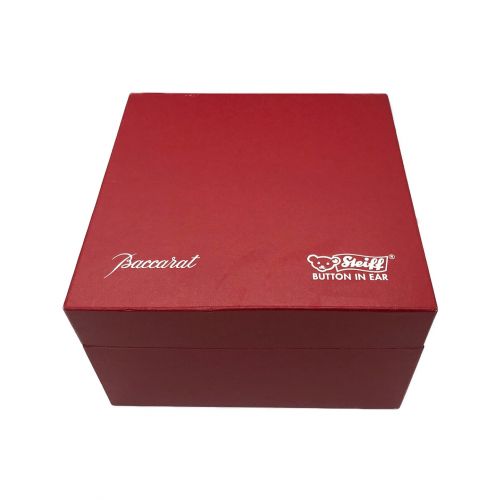 Steiff (シュタイフ) ヌイグルミ バカラコラボ ペンダントセット ハニーチップドモヘア