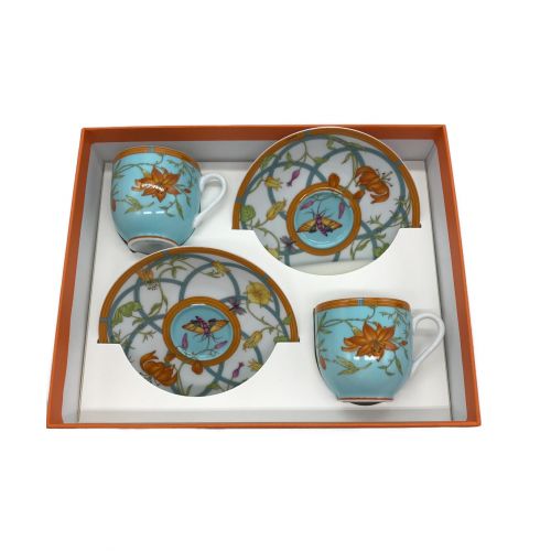 HERMES (エルメス) カップ&ソーサー SIESTA ISLAND 2Pセット