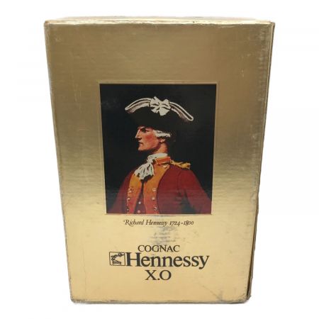 ヘネシー (Hennessy) コニャック 金キャップ 700ml  XO グリーンボトル