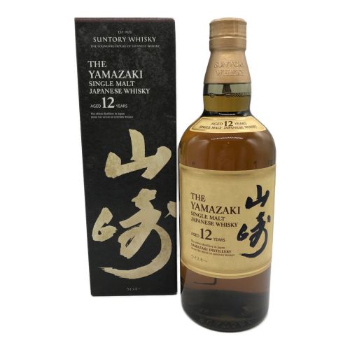 サントリー 山崎 シングルモルト 700ml 箱付 12年 未開封｜トレファク