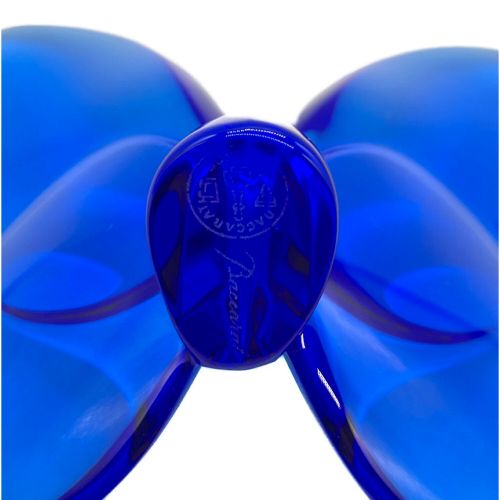 Baccarat (バカラ) ガラスオブジェ ラッキーバタフライ ブルー 未使用品