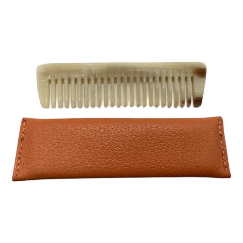 HERMES (エルメス) コーム＆ケース オレンジ
