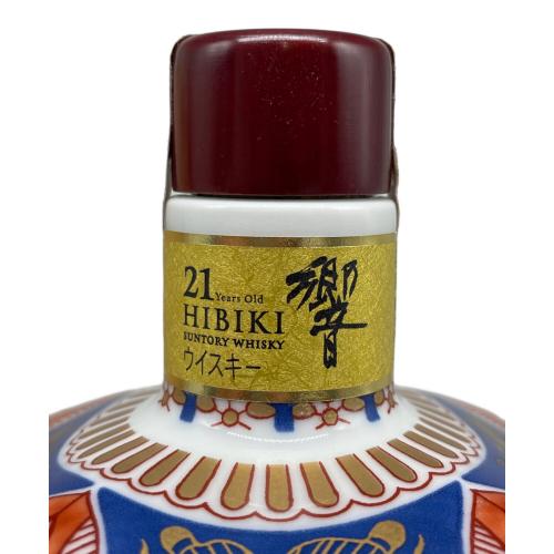 響 (サントリー（SUNTORY）) ジャパニーズウィスキー スペシャルボトルコレクション 600ml 木箱 21年 有田焼（金襴手花卉文角瓶） 未開封