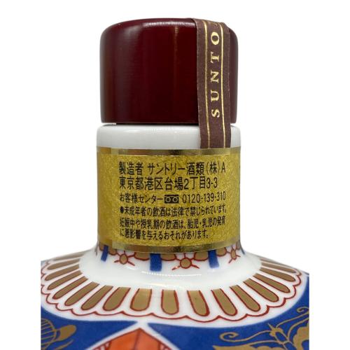 響 (サントリー（SUNTORY）) ジャパニーズウィスキー スペシャルボトルコレクション 600ml 木箱 21年 有田焼（金襴手花卉文角瓶） 未開封