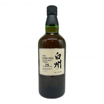 サントリー ジャパニーズウィスキー @ Π 700ml 箱付（付属紙付） 白州 25年 未開封