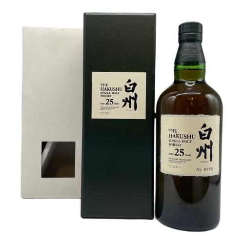 サントリー ジャパニーズウィスキー @ Π 700ml 箱付（付属紙付） 白州 25年 未開封