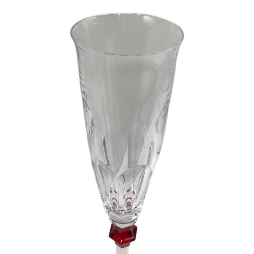 Baccarat (バカラ) グラス 箱付 アルクールイヴ シャンパンフルート レッドボタン