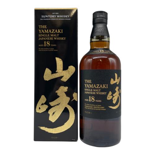 サントリー 山崎 山崎18年 18年 ホログラム付 @ Π ① 700ml