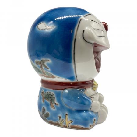 九谷焼 (クタニヤキ) 陶器オブジェ ドラえもん 空と海模様 伊勢丹限定