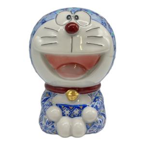 九谷焼 (クタニヤキ) オブジェ ドラえもん ホワイト×ブルー 伊勢丹限定品 ★