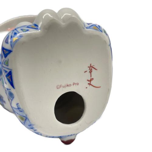 九谷焼 (クタニヤキ) オブジェ ドラえもん ホワイト×ブルー 伊勢丹限定品 ★