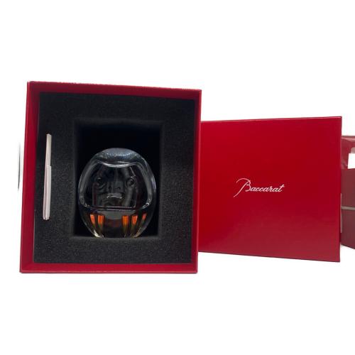 Baccarat (バカラ) 達磨ガラスオブジェ ダルマ 箱付 ★