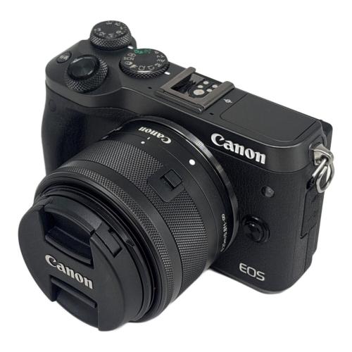 CANON (キヤノン) デジタル一眼レフカメラ EOS M6 EF-M 15-45レンズセット