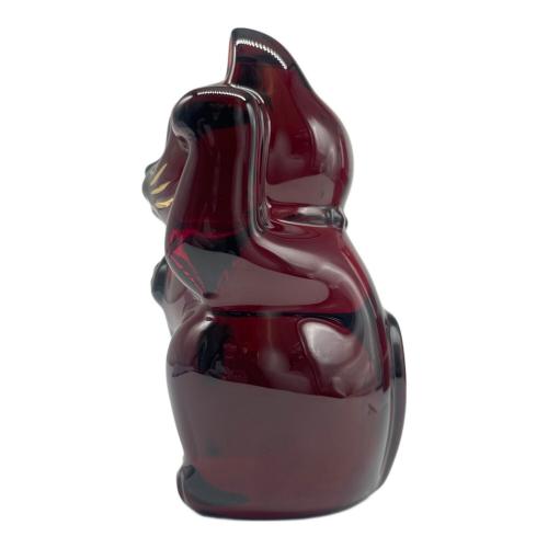 Baccarat (バカラ) 招き猫 まねき猫 レッド
