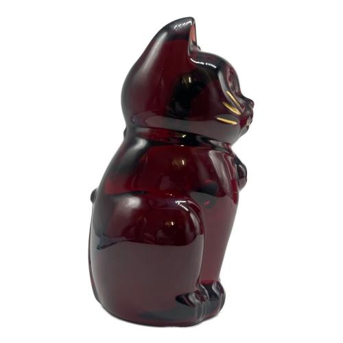 Baccarat (バカラ) 招き猫 まねき猫 レッド
