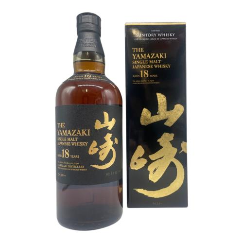 サントリー 山崎 ジャパニーズウイスキー 18年 ホログラム・QRシール付き　700ml
