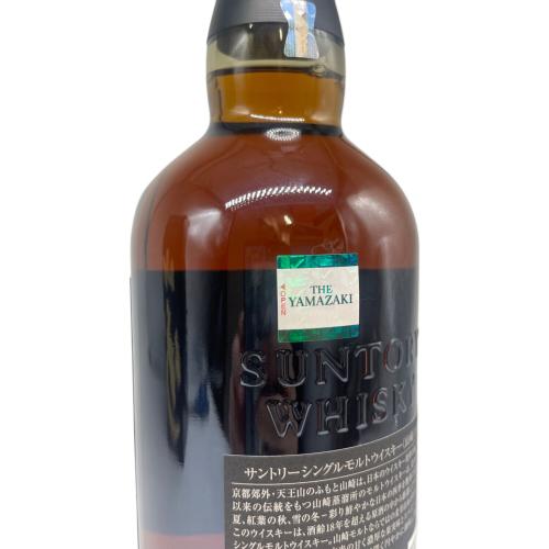サントリー 山崎 ジャパニーズウイスキー 18年 ホログラム付き 700ml