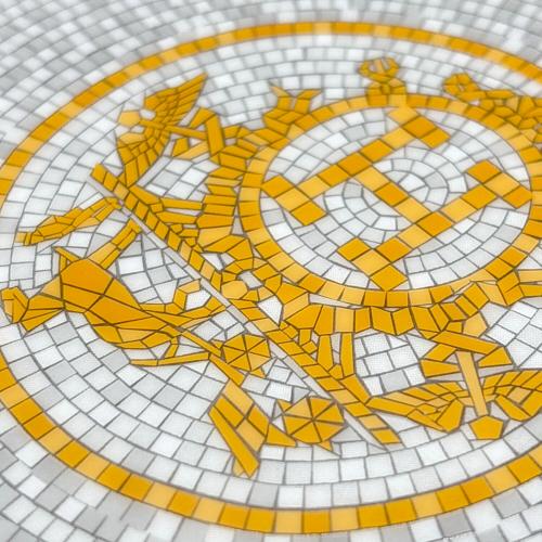 HERMES (エルメス) プレート モザイクヴァンキャトル