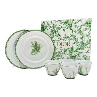 Dior (ディオール) New Lily of The Valley ニューリリー オブ ザ バレー カップ＆ソーサー 4P×2Pセット