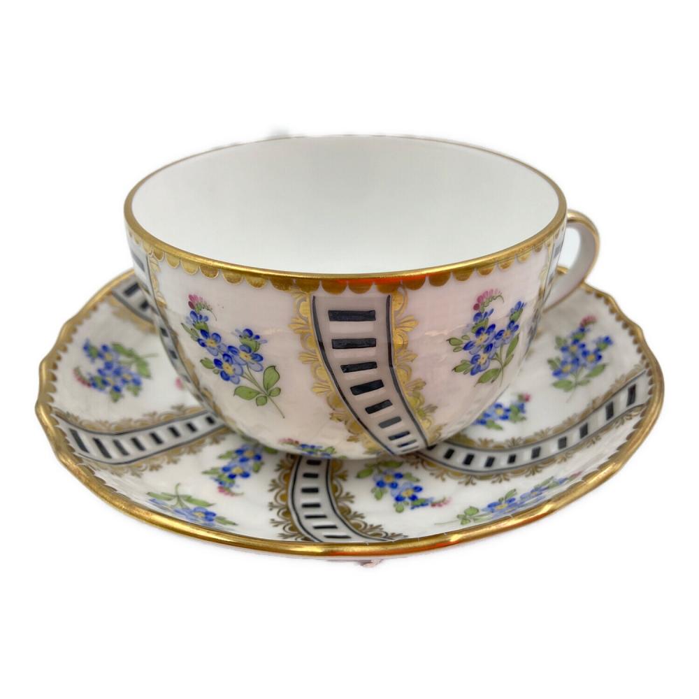 HEREND ヘレンド　忘れな草　プレート　19cm Herend (ヘレンド) コーヒーカップ&ソーサー @ ネイビー 忘れな草