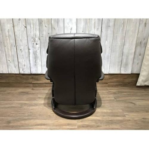 Himolla リクライニングチェアー ダークブラウン 1人掛け レザー  ゼロストレス