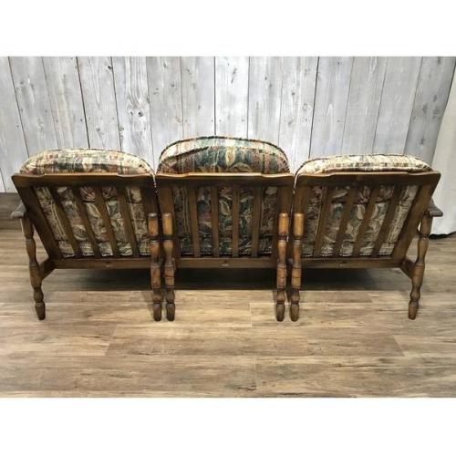 karimoku 3人掛けソファー 花柄 3人掛け 木製/布 コロニアルシリーズ