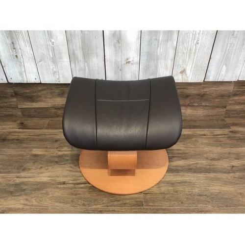 HJELLEGJERDE リクライニングチェアー モスグリーン 1人掛け レザー フィヨルド・マニアーナ