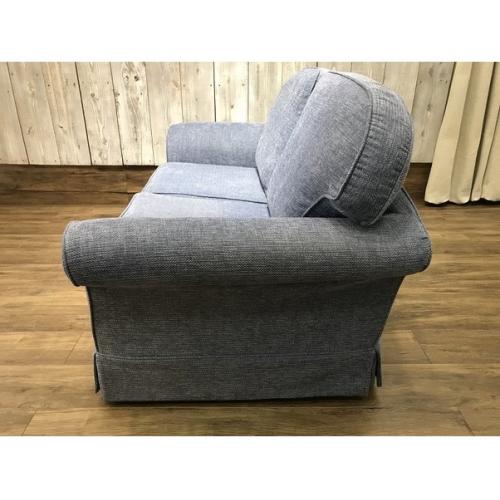 LAURA ASHLEY 2人掛けソファー ブルー 2人掛け 布