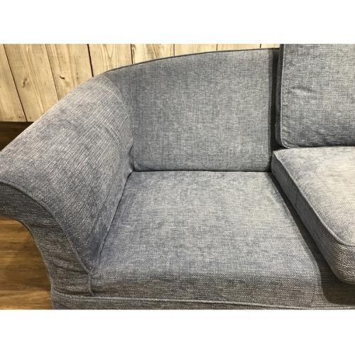 LAURA ASHLEY 2人掛けソファー ブルー 2人掛け 布