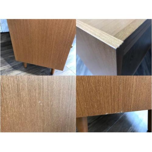 UNICO トールチェスト ブラウン 4段 アフリカンチーク突板 (税込・unico公式) ALBERO