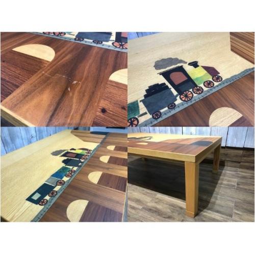 高松辰夫商店 コタツ 家具調デザイン U字型石英管 温度調整コントローラ