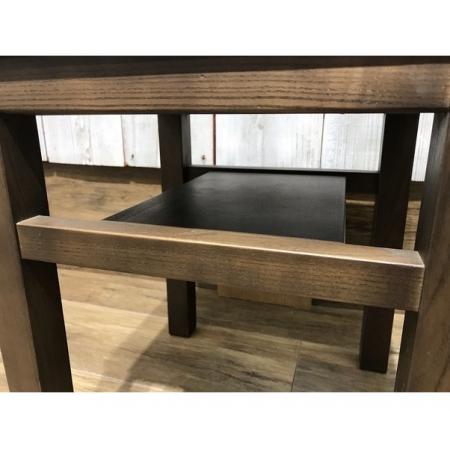 無印良品 サイドテーブル ブラウン タモ材 (税込・2014カタログ) 木製サイドテーブルベンチ・板座