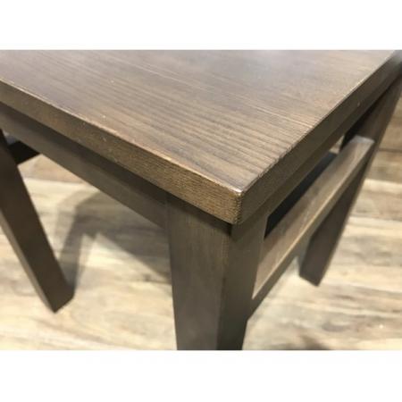 無印良品 サイドテーブル ブラウン タモ材 (税込・2014カタログ) 木製サイドテーブルベンチ・板座