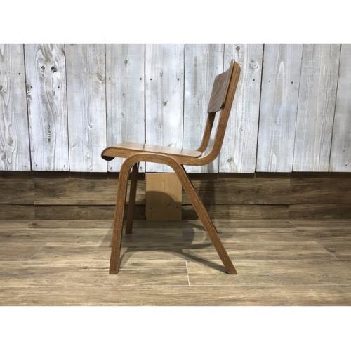 NOCE ダイニングチェアー ブラウン ブナ材　プライウッド (税込・2012) A9349　ウォールナット3/4