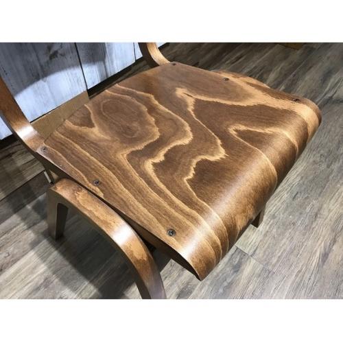 NOCE ダイニングチェアー ブラウン ブナ材　プライウッド (税込・2012) A9349　ウォールナット3/4