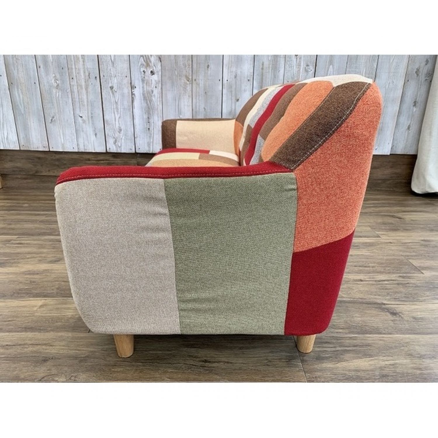 マルチカラー2人掛けソファー オットマン付き売場展開中！！！