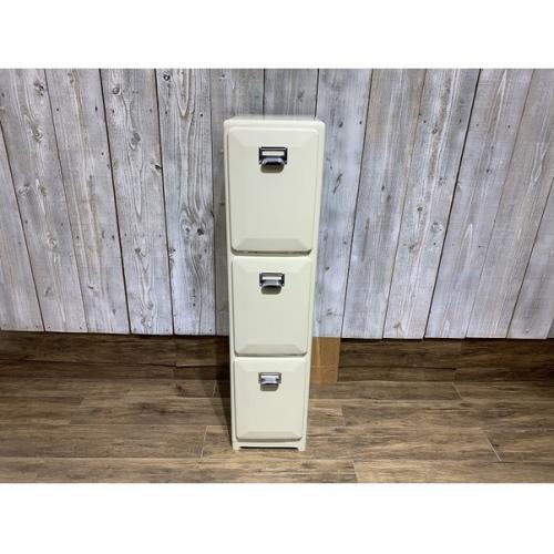 DULTON ダストボックス アイボリー (税込) Trash can Tridecker トライデッカー
