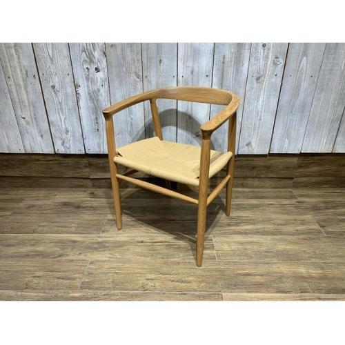 無印良品 ダイニングチェア ナチュラル オーク材 (税込・2018カタログ) オーク材ペーパーコードチェア