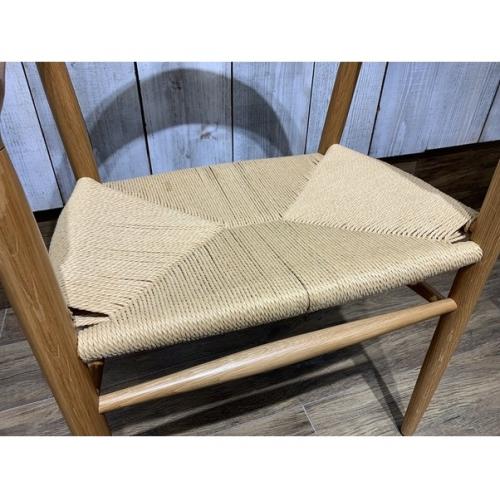 無印良品 ダイニングチェア ナチュラル オーク材 (税込・2018カタログ) オーク材ペーパーコードチェア