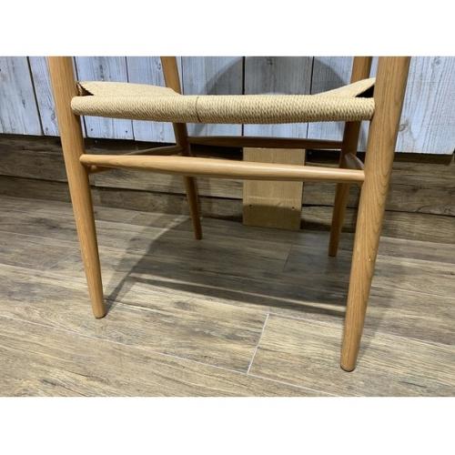 無印良品 ダイニングチェア ナチュラル オーク材 (税込・2018カタログ) オーク材ペーパーコードチェア