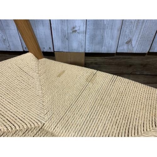 無印良品 ダイニングチェア ナチュラル オーク材 (税込・2018カタログ) オーク材ペーパーコードチェア