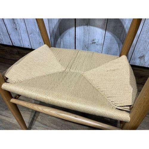 無印良品 ダイニングチェア ナチュラル オーク材 (税込・2018カタログ) オーク材ペーパーコードチェア