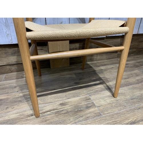 無印良品 ダイニングチェア ナチュラル オーク材 (税込・2018カタログ) オーク材ペーパーコードチェア