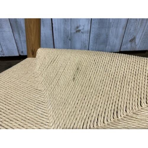 無印良品 ダイニングチェア ナチュラル オーク材 (税込・2018カタログ) オーク材ペーパーコードチェア